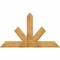 Ekena Millwork Saratoga Rough Sawn Timber Gable Bracket, Western Red Cedar, 60"W x 35"H x 4"D x 6"F, 14/12 Pitch GBW060X35X0406SAR00RWR - alternate 1